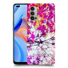 סתיו סגול כיסוי מגן קשיח מעוצב ל Oppo Reno4 5G יחידה אחת סקרין מובייל