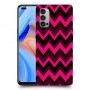 קווי סגול כיסוי מגן קשיח מעוצב ל Oppo Reno4 5G יחידה אחת סקרין מובייל