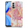 חמניות מוזרה סגולה כיסוי מגן קשיח מעוצב ל Oppo Reno4 5G יחידה אחת סקרין מובייל