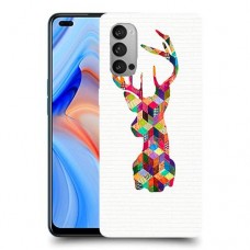 אייל קשת כיסוי מגן קשיח מעוצב ל Oppo Reno4 5G יחידה אחת סקרין מובייל