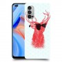 אדג אדום במשקפיים כיסוי מגן קשיח מעוצב ל Oppo Reno4 5G יחידה אחת סקרין מובייל