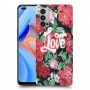 רוז אהבה כיסוי מגן קשיח מעוצב ל Oppo Reno4 5G יחידה אחת סקרין מובייל