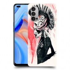 שלד מוהוק כיסוי מגן קשיח מעוצב ל Oppo Reno4 5G יחידה אחת סקרין מובייל