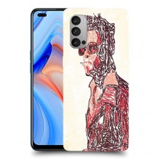 עישון כיסוי מגן קשיח מעוצב ל Oppo Reno4 5G יחידה אחת סקרין מובייל