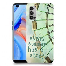 קיץ יש סיפור כיסוי מגן קשיח מעוצב ל Oppo Reno4 5G יחידה אחת סקרין מובייל