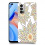 חמניות בלבן כיסוי מגן קשיח מעוצב ל Oppo Reno4 5G יחידה אחת סקרין מובייל