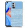נקודות לבנות בכחול כיסוי מגן קשיח מעוצב ל Oppo Reno4 5G יחידה אחת סקרין מובייל
