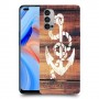 עוגן מעץ כיסוי מגן קשיח מעוצב ל Oppo Reno4 5G יחידה אחת סקרין מובייל