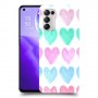 לבבות פסטל כיסוי מגן קשיח מעוצב ל Oppo Reno5 5G יחידה אחת סקרין מובייל