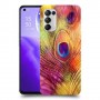 נוצת טווס כיסוי מגן קשיח מעוצב ל Oppo Reno5 5G יחידה אחת סקרין מובייל