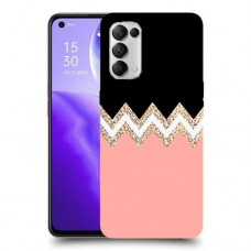 ורוד-לבן-לבן כיסוי מגן קשיח מעוצב ל Oppo Reno5 5G יחידה אחת סקרין מובייל