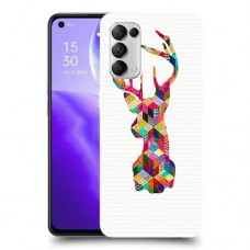 אייל קשת כיסוי מגן קשיח מעוצב ל Oppo Reno5 5G יחידה אחת סקרין מובייל