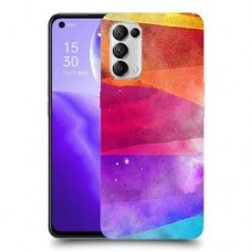 קשת היא אוורית כיסוי מגן קשיח מעוצב ל Oppo Reno5 5G יחידה אחת סקרין מובייל