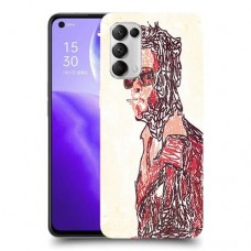 עישון כיסוי מגן קשיח מעוצב ל Oppo Reno5 5G יחידה אחת סקרין מובייל