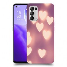 לבבות מעורפלים בחום כיסוי מגן קשיח מעוצב ל Oppo Reno5 5G יחידה אחת סקרין מובייל