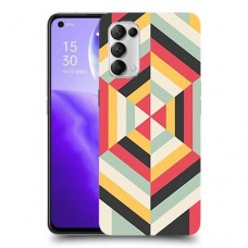 הצגת הפשטה כיסוי מגן קשיח מעוצב ל Oppo Reno5 5G יחידה אחת סקרין מובייל