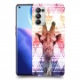ג'ירפה נחמד כיסוי מגן קשיח מעוצב ל Oppo Reno5 Pro 5G יחידה אחת סקרין מובייל