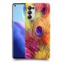 נוצת טווס כיסוי מגן קשיח מעוצב ל Oppo Reno5 Pro 5G יחידה אחת סקרין מובייל