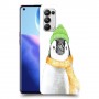 פינגווין בקור כיסוי מגן קשיח מעוצב ל Oppo Reno5 Pro 5G יחידה אחת סקרין מובייל