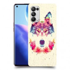 פיקסל וולף כיסוי מגן קשיח מעוצב ל Oppo Reno5 Pro 5G יחידה אחת סקרין מובייל