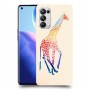 קשת ג 'ירפה כיסוי מגן קשיח מעוצב ל Oppo Reno5 Pro 5G יחידה אחת סקרין מובייל
