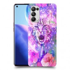 חתול מושלג כיסוי מגן קשיח מעוצב ל Oppo Reno5 Pro 5G יחידה אחת סקרין מובייל
