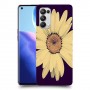 חמניות בשחור כיסוי מגן קשיח מעוצב ל Oppo Reno5 Pro 5G יחידה אחת סקרין מובייל