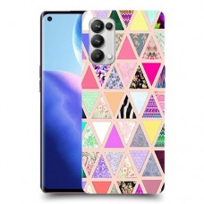 משולש הנאה כיסוי מגן קשיח מעוצב ל Oppo Reno5 Pro 5G יחידה אחת סקרין מובייל