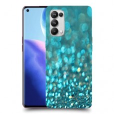 טורקיז יהלומים כיסוי מגן קשיח מעוצב ל Oppo Reno5 Pro 5G יחידה אחת סקרין מובייל