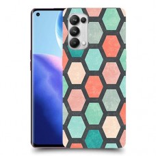 חלת דבש הונבד כיסוי מגן קשיח מעוצב ל Oppo Reno5 Pro 5G יחידה אחת סקרין מובייל