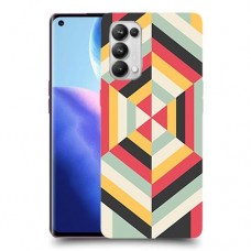 הצגת הפשטה כיסוי מגן קשיח מעוצב ל Oppo Reno5 Pro 5G יחידה אחת סקרין מובייל