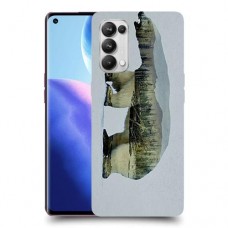 דוב לבן כיסוי מגן קשיח מעוצב ל Oppo Reno5 Pro 5G יחידה אחת סקרין מובייל