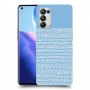 נקודות לבנות בכחול כיסוי מגן קשיח מעוצב ל Oppo Reno5 Pro 5G יחידה אחת סקרין מובייל