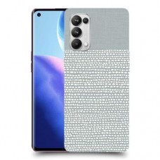 נקודות לבנות אפור כיסוי מגן קשיח מעוצב ל Oppo Reno5 Pro 5G יחידה אחת סקרין מובייל