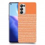 נקודות לבנות בכתום כיסוי מגן קשיח מעוצב ל Oppo Reno5 Pro 5G יחידה אחת סקרין מובייל