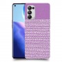 נקודות לבנות בסגול כיסוי מגן קשיח מעוצב ל Oppo Reno5 Pro 5G יחידה אחת סקרין מובייל