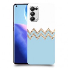 לבן כחול כיסוי מגן קשיח מעוצב ל Oppo Reno5 Pro 5G יחידה אחת סקרין מובייל
