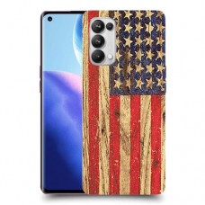 עץ ארצות הברית כיסוי מגן קשיח מעוצב ל Oppo Reno5 Pro 5G יחידה אחת סקרין מובייל