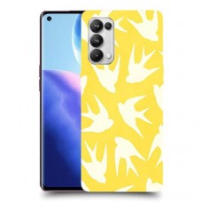 צהוב ציפור החיים כיסוי מגן קשיח מעוצב ל Oppo Reno5 Pro 5G יחידה אחת סקרין מובייל