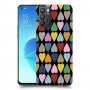 פסיפס קשת לבבות כיסוי מגן קשיח מעוצב ל Oppo Reno6 5G יחידה אחת סקרין מובייל
