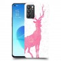 צבי ורוד כיסוי מגן קשיח מעוצב ל Oppo Reno6 5G יחידה אחת סקרין מובייל