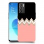 ורוד-לבן-לבן כיסוי מגן קשיח מעוצב ל Oppo Reno6 5G יחידה אחת סקרין מובייל