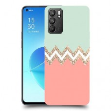 ורוד ירוק כיסוי מגן קשיח מעוצב ל Oppo Reno6 5G יחידה אחת סקרין מובייל