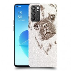 דיוקן סולד כיסוי מגן קשיח מעוצב ל Oppo Reno6 5G יחידה אחת סקרין מובייל