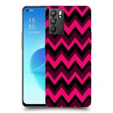 קווי סגול כיסוי מגן קשיח מעוצב ל Oppo Reno6 5G יחידה אחת סקרין מובייל