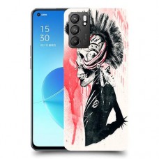שלד מוהוק כיסוי מגן קשיח מעוצב ל Oppo Reno6 5G יחידה אחת סקרין מובייל