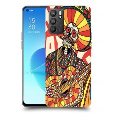סומבררו סמל כיסוי מגן קשיח מעוצב ל Oppo Reno6 5G יחידה אחת סקרין מובייל