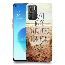 במקום רחוק רחוק כיסוי מגן קשיח מעוצב ל Oppo Reno6 5G יחידה אחת סקרין מובייל