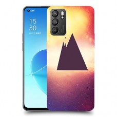 שטח פירמידים כיסוי מגן קשיח מעוצב ל Oppo Reno6 5G יחידה אחת סקרין מובייל