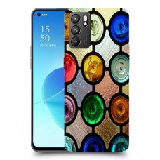 ויטראז ' כיסוי מגן קשיח מעוצב ל Oppo Reno6 5G יחידה אחת סקרין מובייל